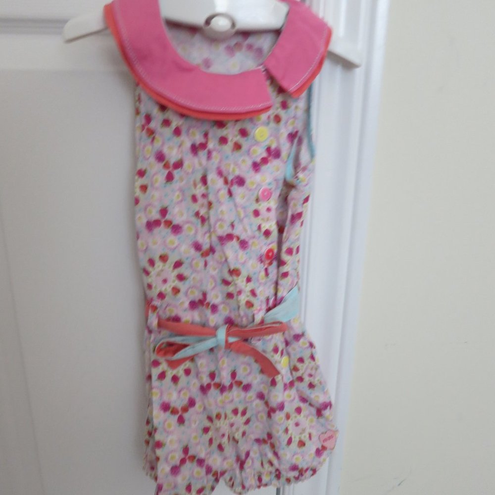 Kenzo Kids Pink Fruit Onesie
